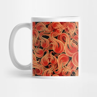 Flame Pattern Mug